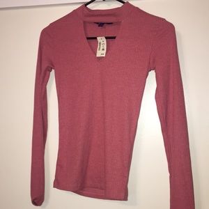 Pink long sleeve shirt